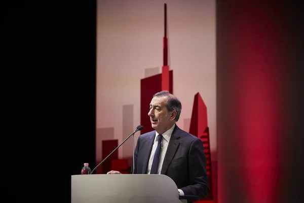 2019 Alcalde Milán Italia Giuseppe Sala Habla Congreso Anaciday — Foto de Stock