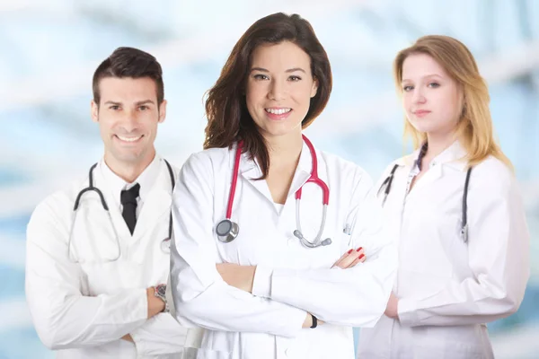 Lavoro Squadra Giovani Medici — Foto Stock