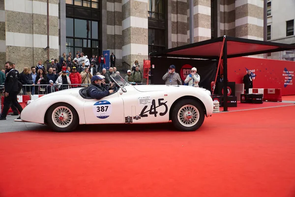 Мая 2019 Millemiglia Race Car Brescia Italy — стоковое фото