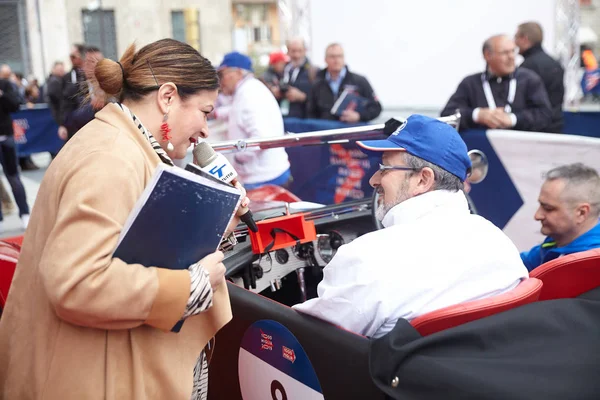 Mai 2019 Voiture Course Millemiglia Brescia Italie — Photo