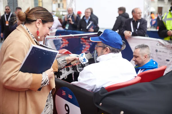Maja 2019 Samochód Wyścigowy Millemiglia Brescia Włochy — Zdjęcie stockowe