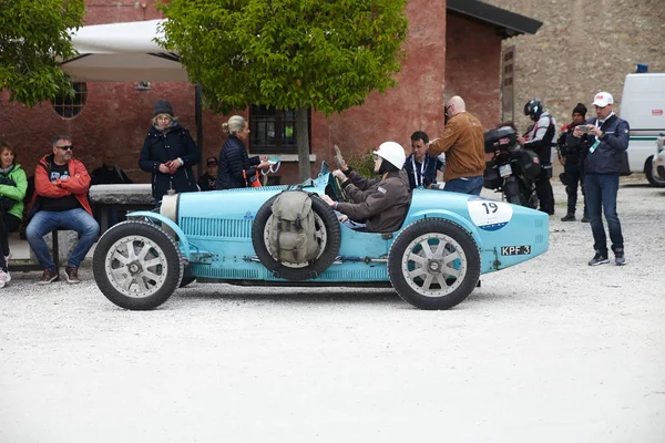 Мая 2019 Millemiglia Race Car Brescia Italy — стоковое фото