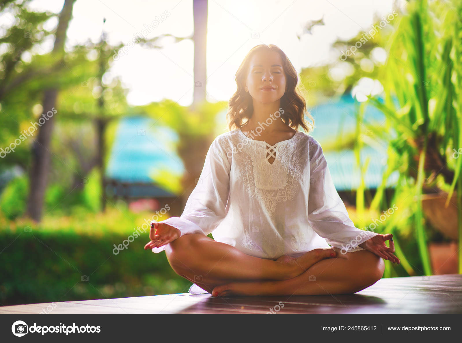 Young Woman Doing Yoga Nature Par Stock Photo Image By C Evgenyataman Young Woman Doing Yoga Nature Par Stock Photo Image By C Evgenyataman