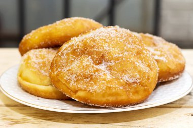 ev yapımı kayısı ve şekerli çörek, Cezayir geleneksel tatlı gıda 