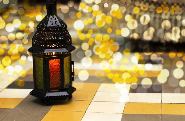 Ramadan Kareem Eid Fitr Lanterns Egyptian Fanoos Linternas Fanoos Lámpara —  Fotos de Stock