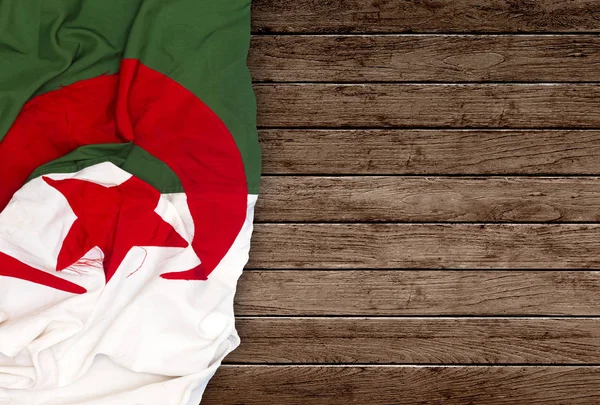 Cezayir bayrağı, futbol topu konsepti