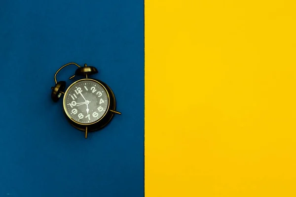 Two Different Style Alarm Clock Showing — Stock Photo, Image