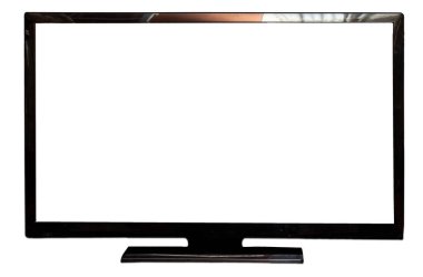 Evde TV, ekranda tasarım için yer. Boş zaman ve eğlence.