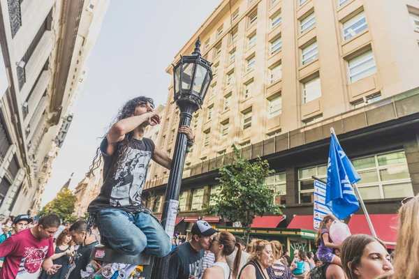 Буенос-Айрес, Аргентина-24 березня 2017: люди в день пам'яті для диктатури — стокове фото