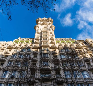 Buenos Aires, Arjantin - 4 Temmuz 2017: Buenos Aires'teki Palacio Barolo binası