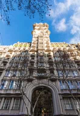 Buenos Aires, Arjantin - 4 Temmuz 2017: Buenos Aires'teki Palacio Barolo binası