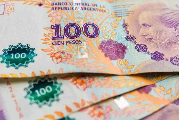 Arjantin parası, 100 peso banknot — Stok fotoğraf