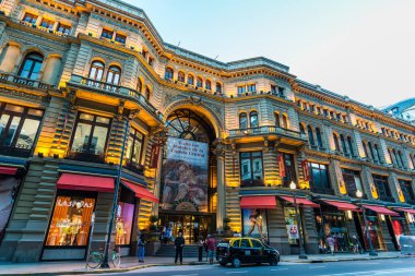 Buenos Aires, Arjantin - 2 Şubat 2018 Galerias Pacifico İnşaat