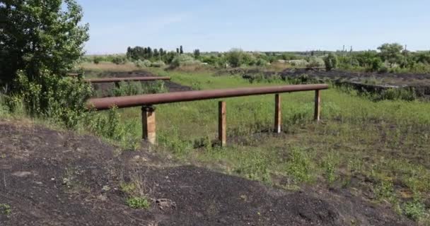 Slakken van een thermische elektriciteitscentrale — Stockvideo