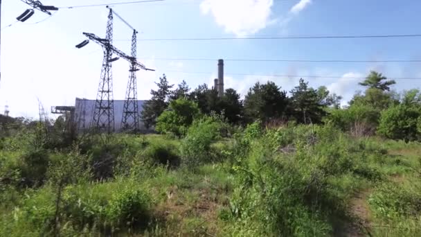 Γραμμές υψηλής τάσης — Αρχείο Βίντεο