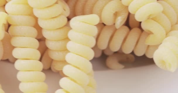 Pasta springs from durum wheat — Stock Video