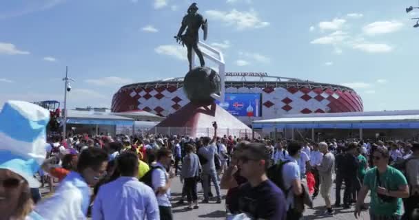 Les fans de football de l'Argentine — Video