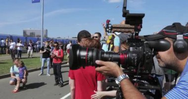 Maçtan önce müzisyenler