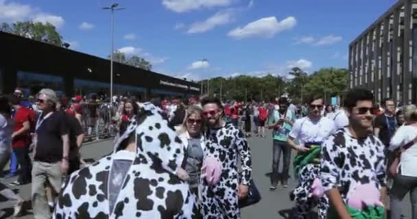 Futbolistas de Marokko — Vídeo de stock