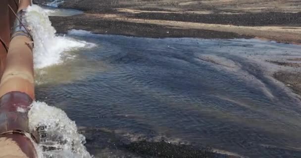 Escória de uma central térmica — Vídeo de Stock