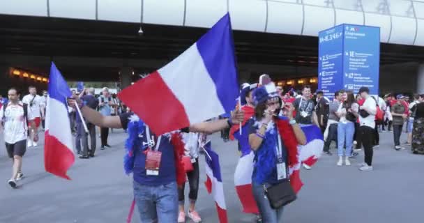 Futbolistas de Francia — Vídeo de stock