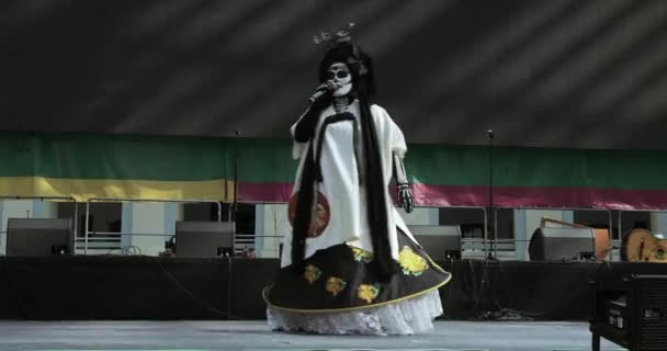 Carnaval Mexicano Celebração dos mortos — Vídeo de Stock