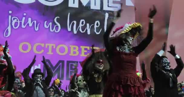 Carnaval mexicain Célébration des morts — Video