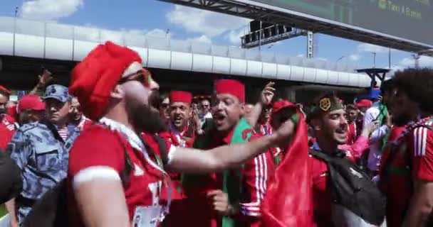 Les fans de football de Marokko — Video