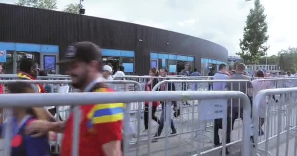 Les fans de football de l'Espagne — Video