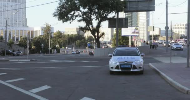 STSI in the streets of Moscow — Stock Video