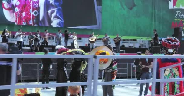 Мексиканский карнавал памяти погибших — стоковое видео