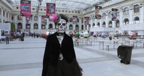 Mexikanische Karnevalsfeier der Toten — Stockvideo