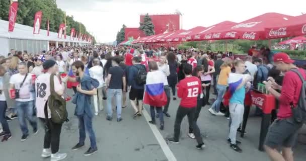 Festival dei tifosi della FIFA sui Colli Passeri — Video Stock