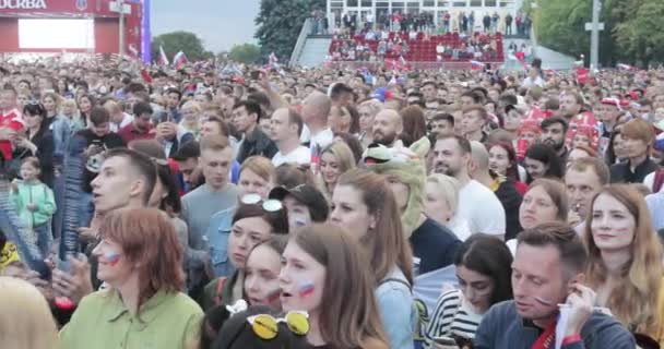 Festival van de fans van Fifa op de Mussenheuvels — Stockvideo
