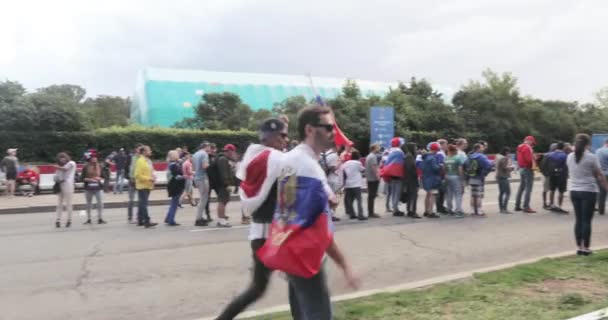 FIFA serçe tepelerde taraftarların Festivali — Stok video