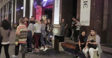 Moskova sokaklarında taraftarlara