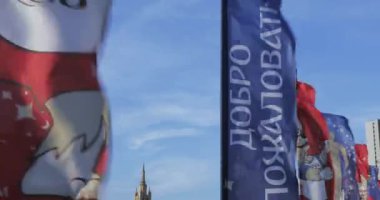 Bayrakları ile şampiyonluk 2018 sembolleri