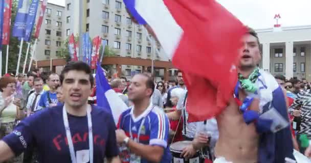 Fãs de futebol de Final — Vídeo de Stock