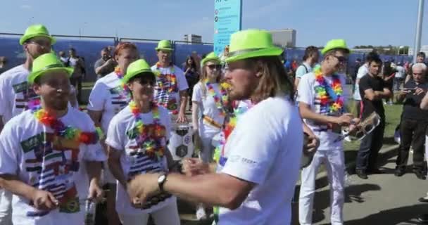 Musiciens avant le match — Video