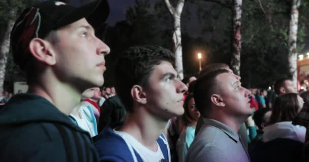 Festival de fans de FIFA en Sparrow Hills — Vídeo de stock