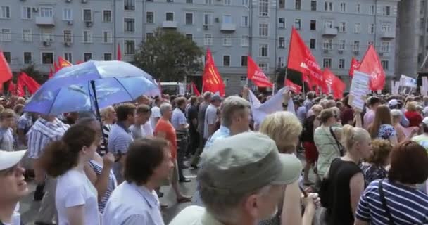 Согласованная встреча против повышения — стоковое видео