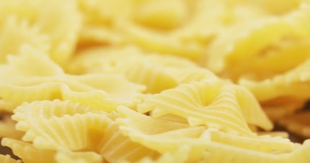 Maccheroni Farfalle alla rinfusa — Video Stock