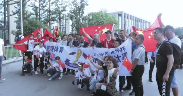 Les fans de football de l'Espagne — Video