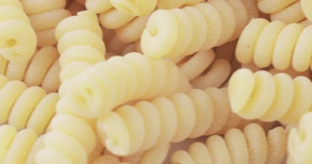 Pasta fjädrar från durumvete — Stockvideo