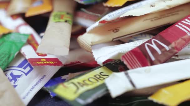 散装糖袋 — 图库视频影像