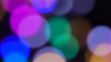 Bokeh dönen daireler