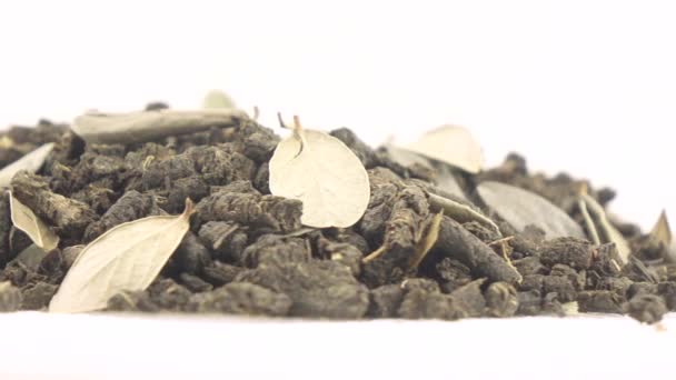 Ιβάν τσάι με φύλλα από κόκκινο γκρέιπφρουτ — Αρχείο Βίντεο