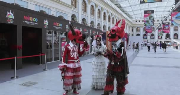 Carnevale messicano Celebrazione dei morti — Video Stock