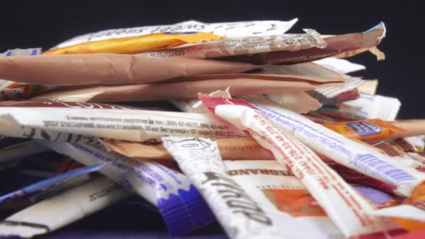 散装糖袋 — 图库视频影像