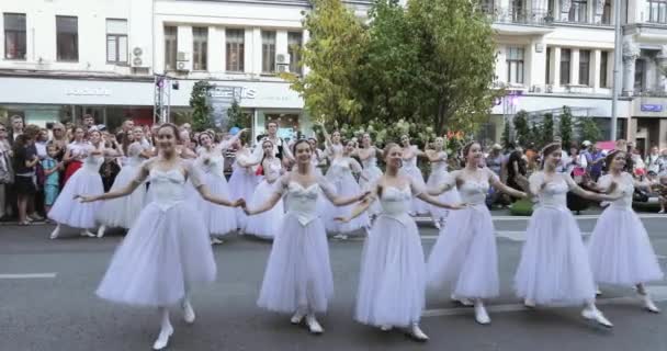 Ballet performance at the celebration — Stock Video